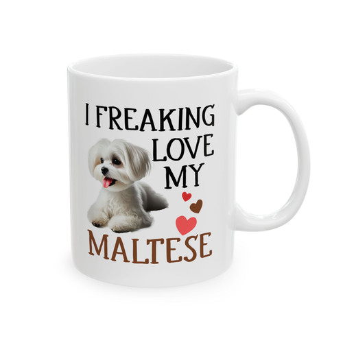 Tazza caffè cane maltese