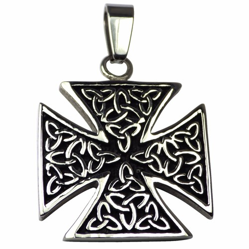 Collana croce malta nodo - collana,