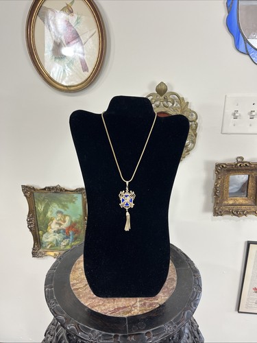 Collana medaglia stemma - collana, corona