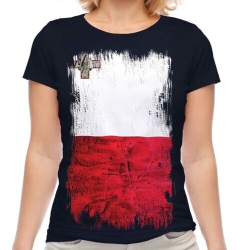 Malta grunge bandiera donna - malta,