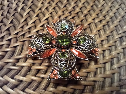 Spilla croce maltese - , vintage