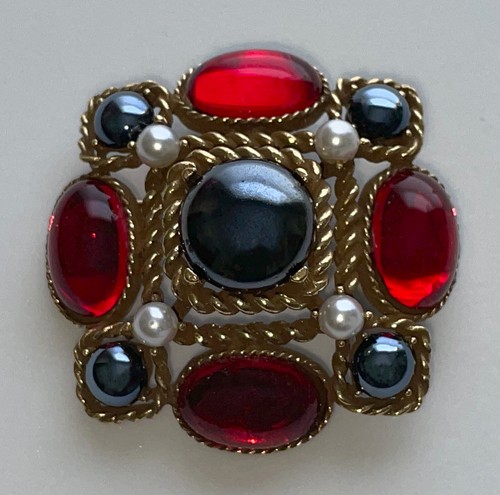 Spilla croce maltese - spilla,