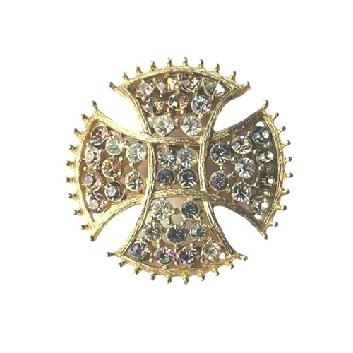 Spilla dichiarazione strass