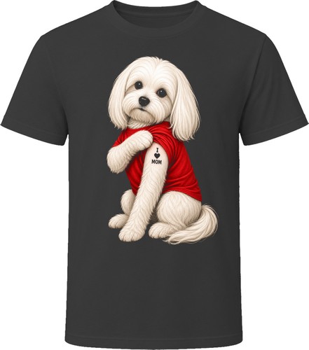 Maglietta maltese dog love - maglietta,