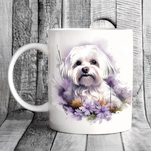 Maltese dog mug - dog,