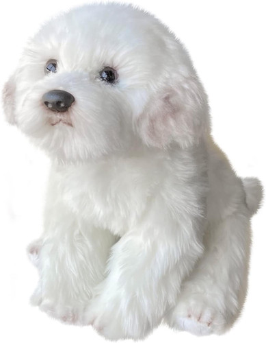 Peluche perro maltes - peluche,