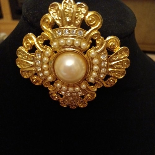 Collana ciondolo croce perle - croce,