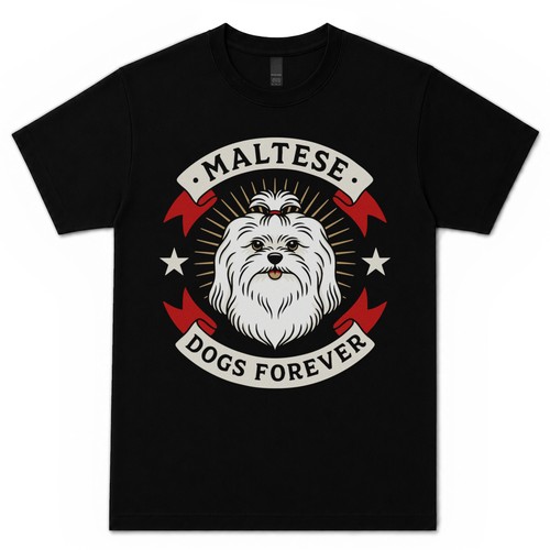 Maltese dog forever shirt - maltese, t-shirt