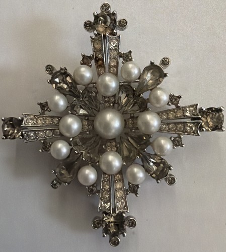 Spilla croce maltese vintage