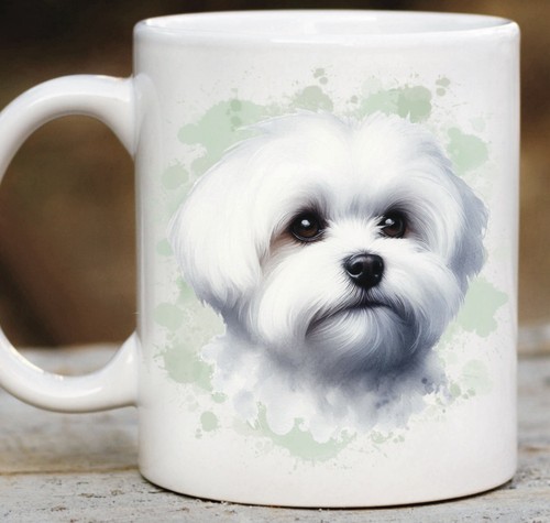 Maltese dog mug - maltese,