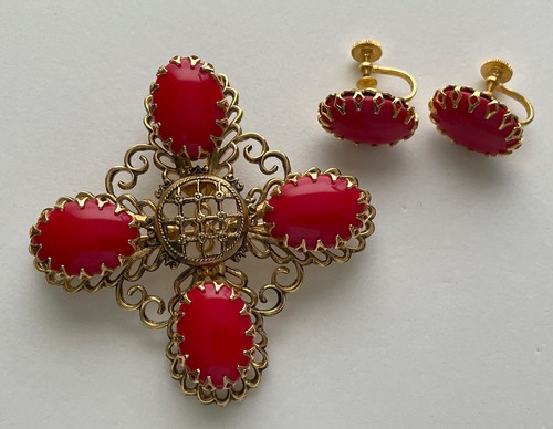 Set orecchini spilla - set,