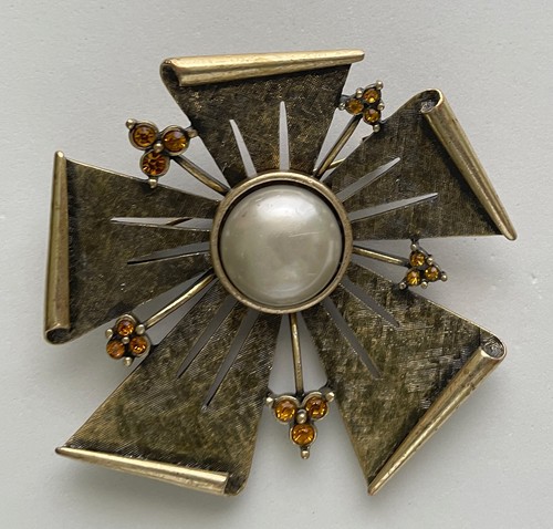 Spilla croce maltese hobe - croce,