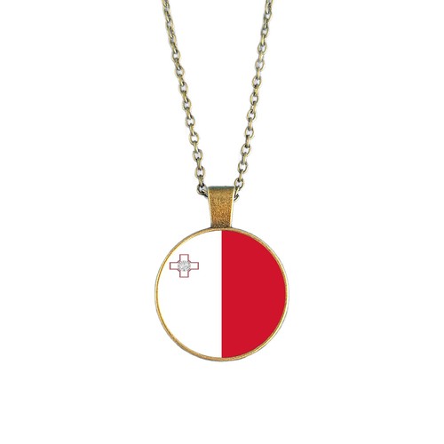 Collana bandiera malta - bandiera, •