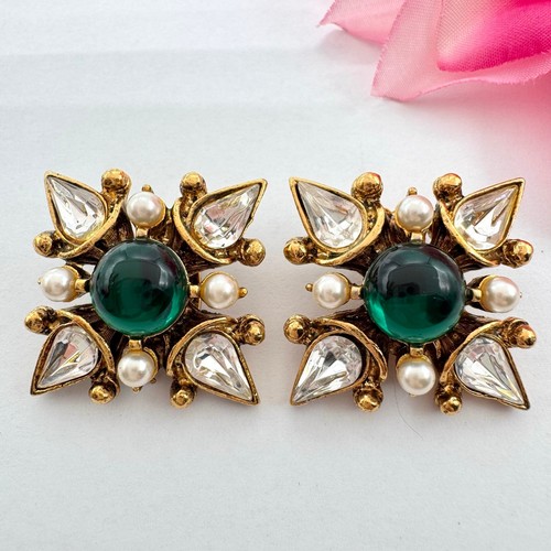 Orecchini vintage croce - vintage,